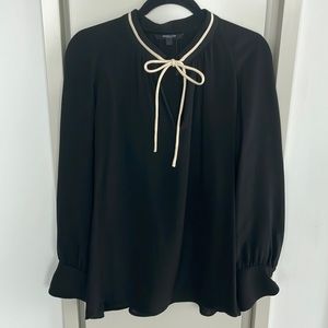 Derek Lam Bow silk blouse
